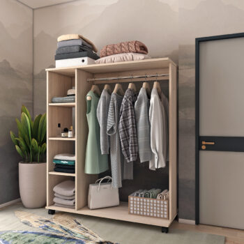 Zorganizujte a usporiadajte oblečenie, obuv, či iné doplnky s praktickým šatníkovým organizérom DRESER D1. Je to veľmi praktický organizér, ktorý spája funkčnosť s minimalizmom, vďaka ktorému bude Vaša predsieň vždy pôsobiť harmonicky a usporiadane. Pozostáva z praktickej vešiakovej tyče a troch…