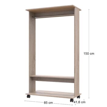 Zorganizujte a usporiadajte oblečenie, obuv, či iné doplnky s praktickým šatníkovým organizérom DRESER D2. Je to veľmi praktický organizér, ktorý spája funkčnosť s minimalizmom, vďaka ktorému bude Vaša predsieň vždy pôsobiť harmonicky a usporiadane. Pozostáva z praktickej vešiakovej tyče, jednej…