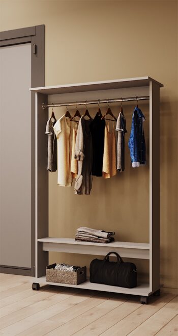 Zorganizujte a usporiadajte oblečenie, obuv, či iné doplnky s praktickým šatníkovým organizérom DRESER D2. Je to veľmi praktický organizér, ktorý spája funkčnosť s minimalizmom, vďaka ktorému bude Vaša predsieň vždy pôsobiť harmonicky a usporiadane. Pozostáva z praktickej vešiakovej tyče, jednej…