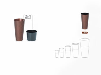 Veľmi moderný a originálny dizajn so sebou, k Vám do interiéru, či záhrady prináša plastový kvetináč DTUS200C 20 cm. Materiál použitý na jeho výrobu je vysokokvalitný plast, ktorý je odolný voči UV žiareniu a poveternostným vplyvom. Vyznačuje sa nízkou váhou a jednoducho sa udržiava. Jeho súčasťou…