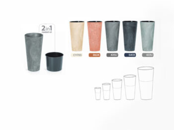 Veľmi moderný a originálny dizajn so sebou, k Vám do interiéru, či záhrady prináša plastový kvetináč DTUS250E 25 cm. Materiál použitý na jeho výrobu je vysokokvalitný plast, ktorý je odolný voči UV žiareniu a poveternostným vplyvom. Vyznačuje sa nízkou váhou a jednoducho sa udržiava. Jeho súčasťou…