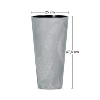 Veľmi moderný a originálny dizajn so sebou, k Vám do interiéru, či záhrady prináša plastový kvetináč DTUS250E 25 cm. Materiál použitý na jeho výrobu je vysokokvalitný plast, ktorý je odolný voči UV žiareniu a poveternostným vplyvom. Vyznačuje sa nízkou váhou a jednoducho sa udržiava. Jeho súčasťou…