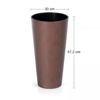 Veľmi moderný a originálny dizajn so sebou, k Vám do interiéru, či záhrady prináša plastový kvetináč DTUS300C 30 cm. Materiál použitý na jeho výrobu je vysokokvalitný plast, ktorý je odolný voči UV žiareniu a poveternostným vplyvom. Vyznačuje sa nízkou váhou a jednoducho sa udržiava. Jeho súčasťou…