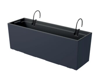 Plánujete na leto ozdobiť Váš balkón rôznymi kvetmi, ktoré budú krásne hrať farbami? Plastový balkónový kvetináč DUC600W 58 cm vo farbe antracit bude skvelým praktickým prvkom a jednoduchým doplnkom, v ktorom nádherne vyniknú farby kvetov v odlesku slnečných lúčov. Kvetináč je vyrobený z kvalitného…