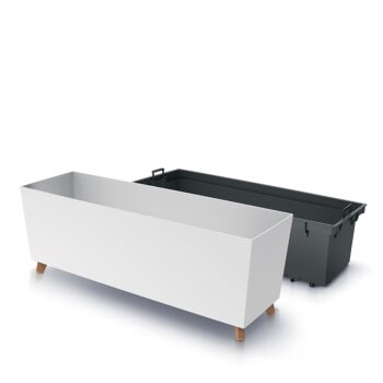 Nebojte sa experimentovať, povoľte uzdu fantázii a vytvorte nádherné podlahové aranžmány kvetov v obývačke, na terase alebo všade tam, kde Vás v interiéri a exteriéri napadne a kde sa Vám to práve hodí. Plastový kvetináč na nožičkách DUC800N 77 cm v nádhernom prevedení biela, je veľmi moderný,…