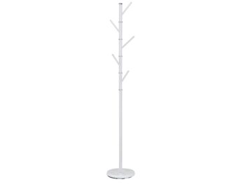 Jednoduchý vešiak je vyrobený z kovu. Okrúhly podstavec zaručuje jeho stabilitu.Výška 175 cm. Priemer podstavy 28 cm.Dodávame v demontovanom stave.