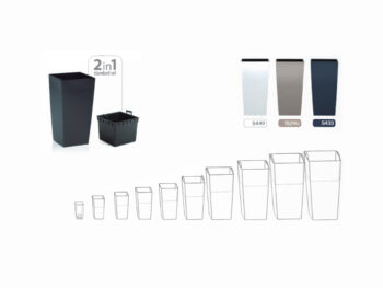 Hranatý plastový kvetináč DURS225 22,5 cm je vhodný na celoročné použitie, či už v interiéri alebo v exteriéri. Vďaka jeho krásnemu prevedeniu bielej sa bude dokonale vynímať na terase, záhrade, balkóne či v obývačke alebo všade tam, kde si zmyslíte. Je vyrobený z kvalitného plastu, vďaka čomu je…