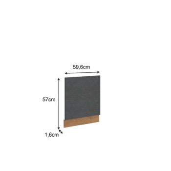 Dvierka na vstavanú umývačku riadu VEGA ZM 570x596 zapasujú do Vašej kuchyne. Rozmery dvierok sú (ŠxHxV): 59,6x1,6x57 cm. Moderný vzhľad zaručuje farebná kombinácia sivá matná a dub lancelot. Vyrobené sú z laminovanej DTD (drevotriesková doska). Sú dodávané v demonte, takže je potrebné ich…