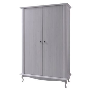 Jedným z komponentov nádherného sektorového nábytku je dvojdverová šatníková skriňa VILAR DA1. Jej rozmery sú (ŠxHxV): 125x57x196 cm, výška spodného priestoru od podlahy je 15 cm. Stabilitu jej dávajú pevné drevené nohy a o otváranie sa postarajú dizajnové kovové úchytky. Skriňa ponúka úložný…