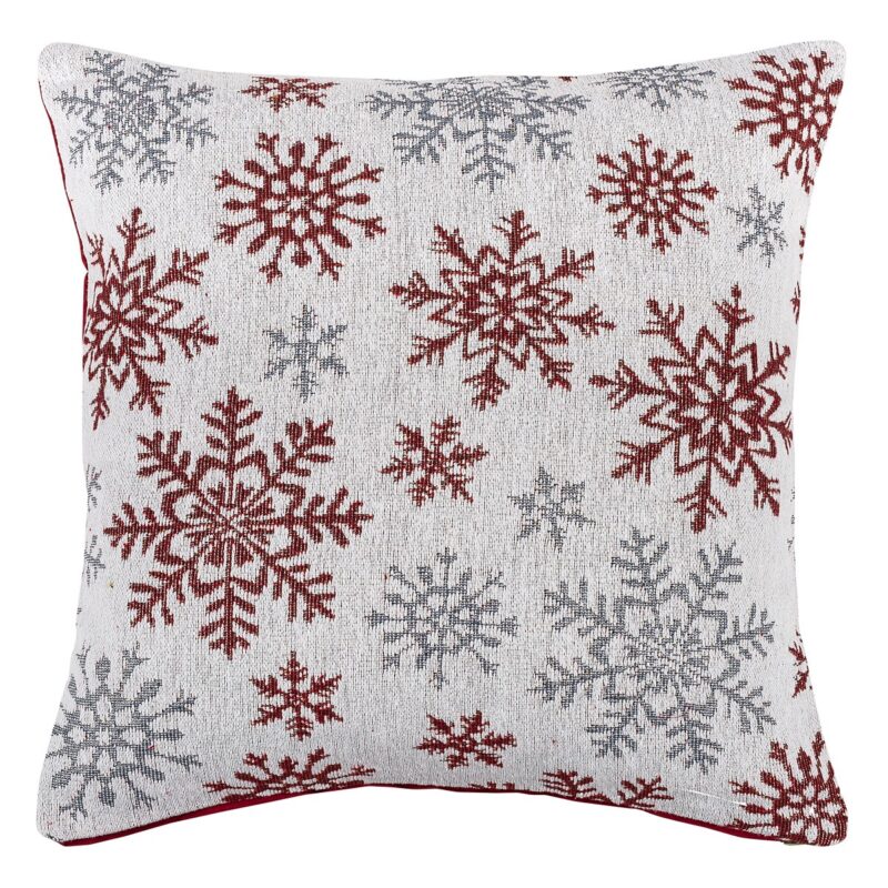 Dakls Obliečka na vankúšik Vločky biela, 40 x 40 xm Dakls Obliečka na vankúšik Vločky biela, 40 x 40 xm