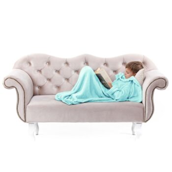 Decoking Deka s rukávmi Lazy Kids tyrkysová, 90 x 105 cm