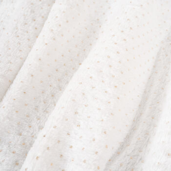 Deka Dots biela, 150 x 125 cm