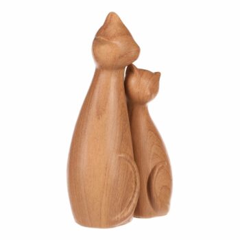 Dekorácia Mačky, 11 x 6 x 17 cm, set 2 ks, polyresin