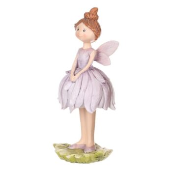 Dekorácia margarétková víla fialová, 9 x 21 x 9 cm​, polyresin