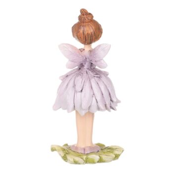 Dekorácia margarétková víla fialová, 9 x 21 x 9 cm​, polyresin