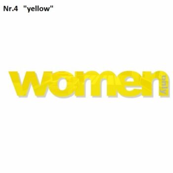Dekorácia na stenu Only Woman čierna