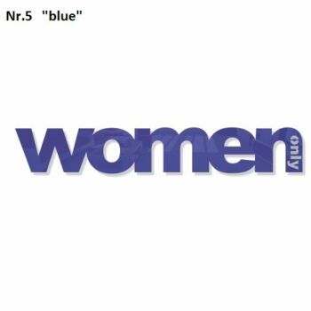 Dekorácia na stenu Only Woman čierna