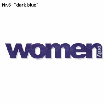 Dekorácia na stenu Only Woman čierna