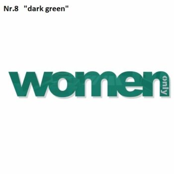 Dekorácia na stenu Only Woman čierna