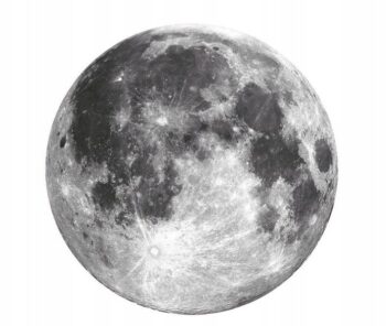 Dekoračná nálepka na stenu mesiac 71 cm