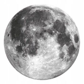 Dekoračná nálepka na stenu mesiac 71 cm
