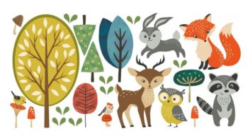 Dekoračná nálepka na stenu pre deti do izby 100 x 200 cm