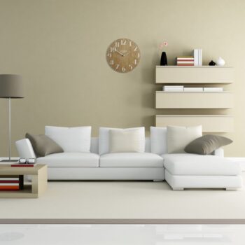 Dekoračné hodiny v retro štýle LONDYN RETRO WOOD 30cm