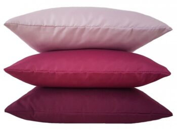 Dekoračné obliečky na vankúše ružovej farby 45x45 cm