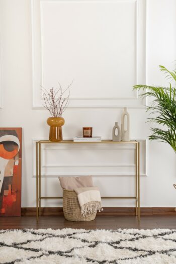 Dekoratívny stolík Canvas Gold