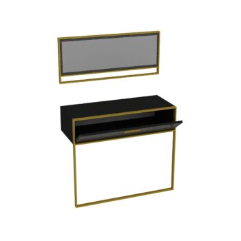 Dekoratívny stolík Polka Aynali Black