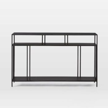 Dekoratívny stolík Venedik Black