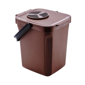 Denox Active odpadkový kôš na organický odpad 10 l, hnedý