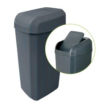 Denox Troya odpadkový kôš 45 l, antracitový, 45 l
