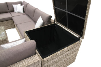 Deokork Box na podušky SEVILLA 82 x 82 cm (béžová)