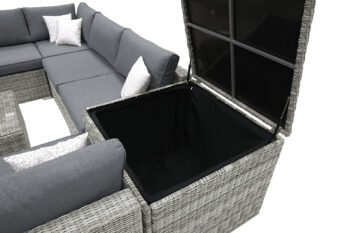 Deokork Box na podušky SEVILLA 82 x 82 cm (sivá)