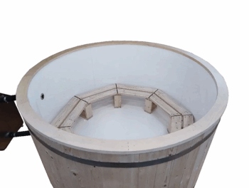 Deokork Drevená kaďa s vložkou Hot tub (900L)