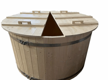 Deokork Drevená kaďa s vložkou Hot tub (900L)