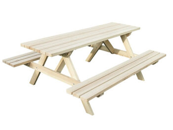 Deokork Masívny drevený pivný set z borovice 200 cm hrúbka 38 mm