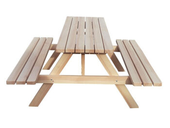 Deokork Masívny drevený pivný set z borovice 200 cm hrúbka 38 mm