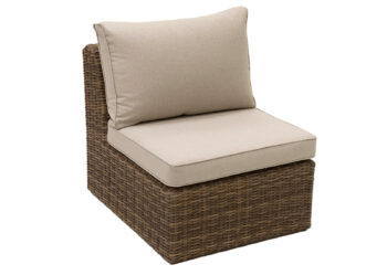 Deokork Ratanová lavica pre 3 osoby BORNEO LUXURY (hnedá)