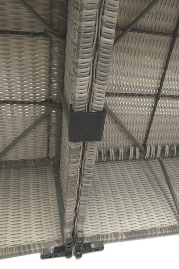 Deokork Ratanová variabilná zostava SEVILLA pre 2-3 osoby (sivá)