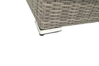 Deokork Ratanová variabilná zostava SEVILLA pre 5 osôb  (sivá)