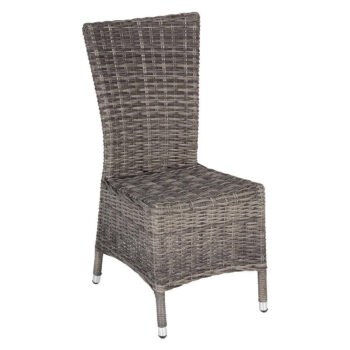 Deokork Ratanová zostava jedálenská BORNEO LUXURY 1+8 (sivá)