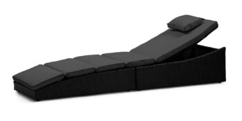 Deokork Ratanové ležadlo skladacie BOLOGNA vr. polstru