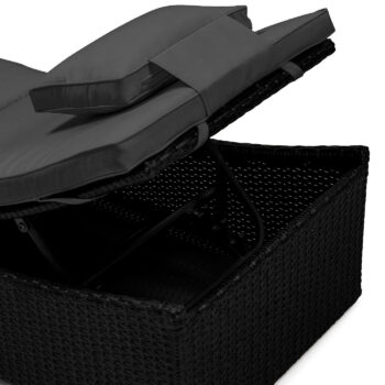 Deokork Ratanové ležadlo skladacie BOLOGNA vr. polstru