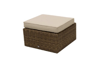 Deokork Ratanové stolík/taburet 73 x 73 cm BORNEO LUXURY (hnedá)