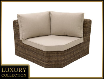 Deokork Ratanový rohový diel BORNEO LUXURY (hnedá)