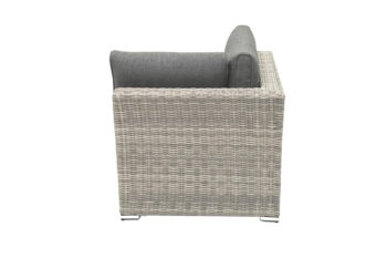 Deokork Ratanový rohový diel SEVILLA (sivá)