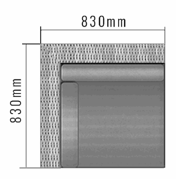 Deokork Ratanový rohový diel SEVILLA (sivá)