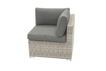 Deokork Ratanový rohový diel SEVILLA (sivá)